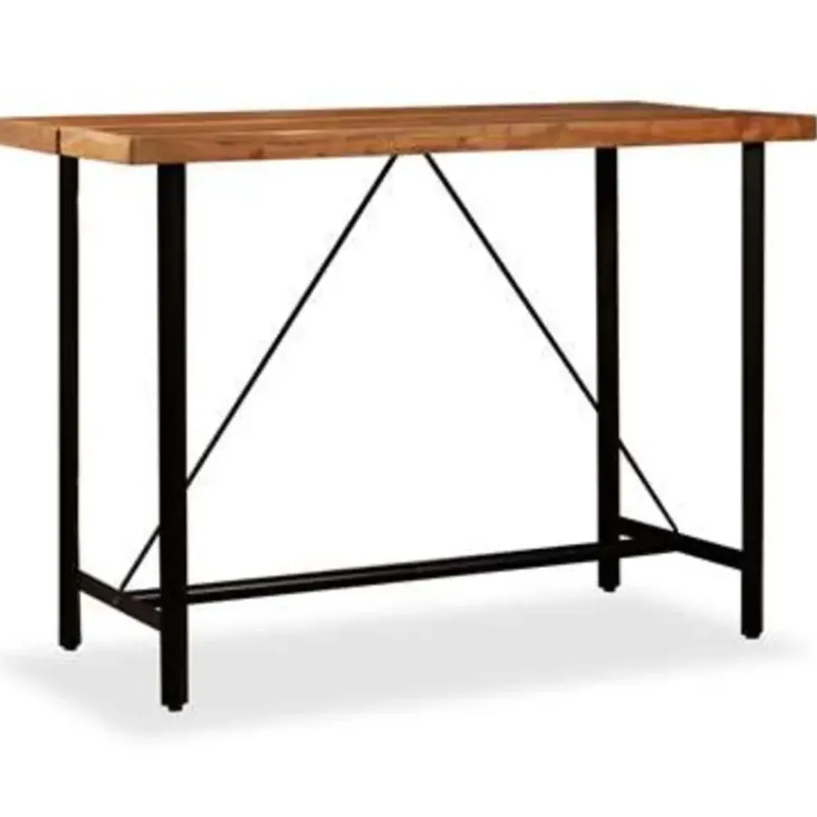 Bartafels-vidaXL - Bartafel - Bruin - Hout - 150 x 70 x 107 cm