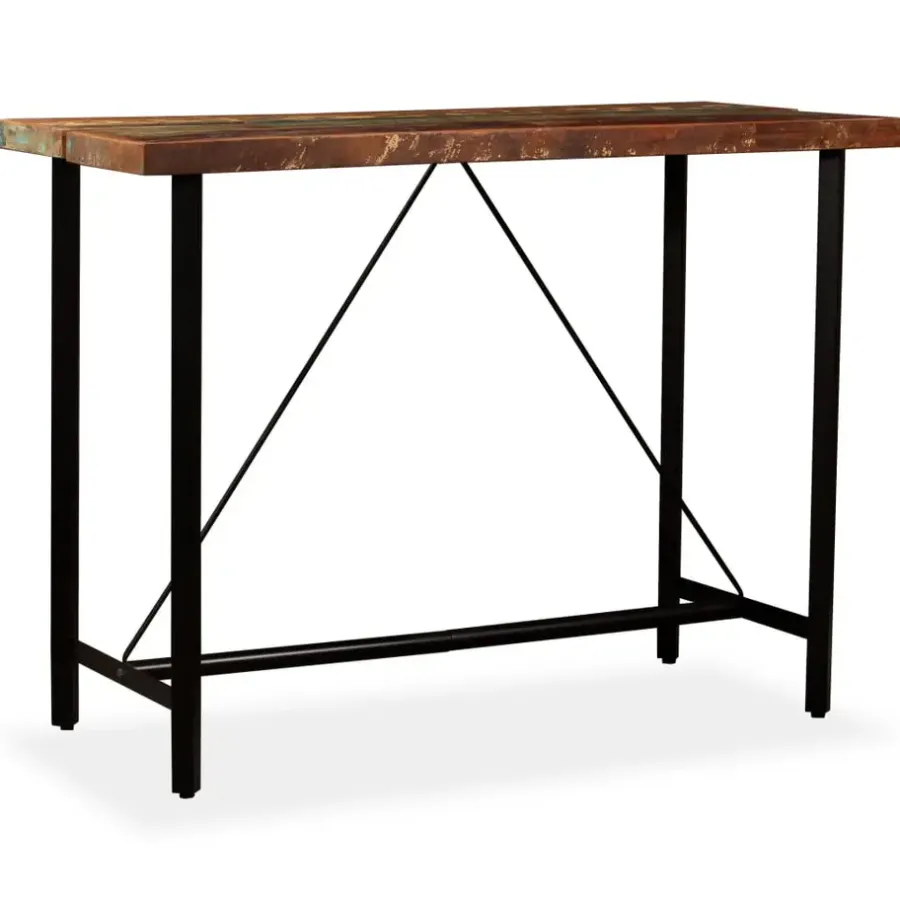 Bartafels-vidaXL - Bartafel - Bruin - Hout - 150 x 70 x 107 cm