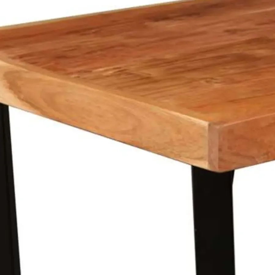 vidaXL - Bartafel - Bruin - Hout - 60 x 60 x 107 cm