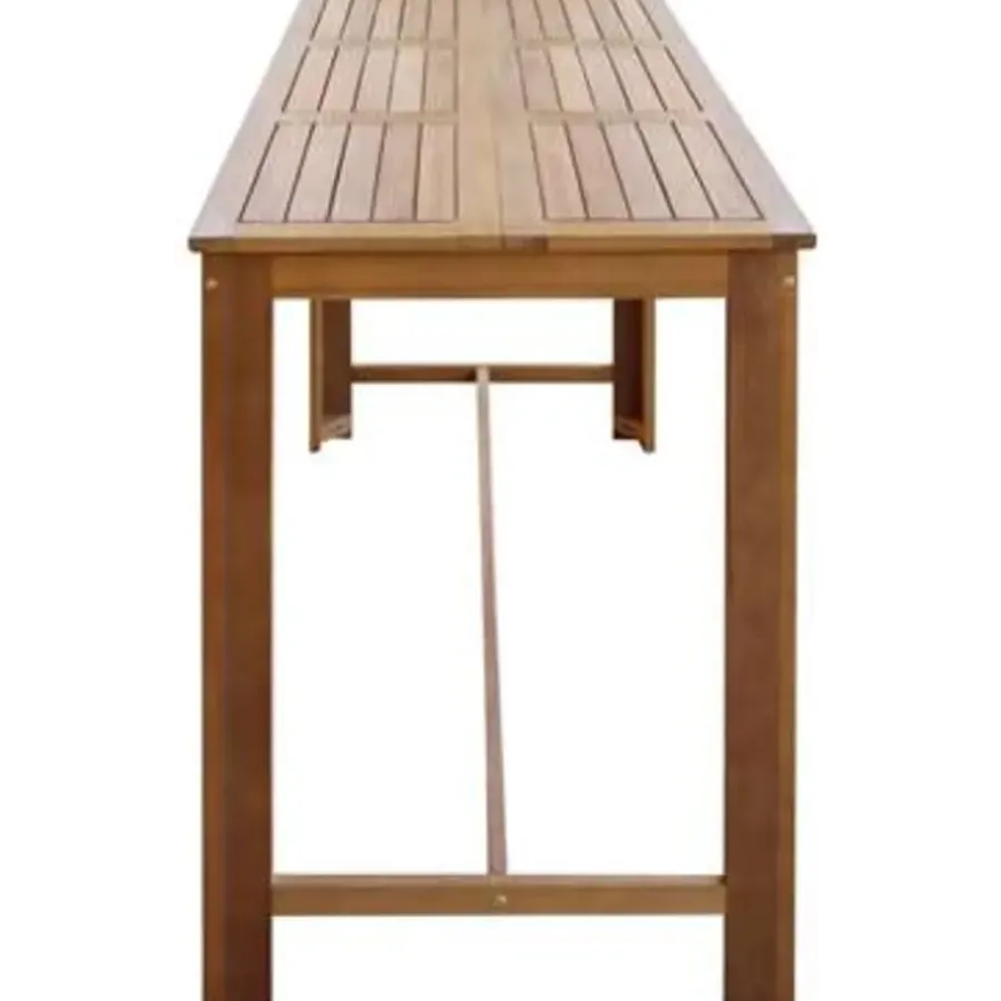 Bartafels-vidaXL - Bartafel - Bruin - Hout - 150 x 70 x 105 cm