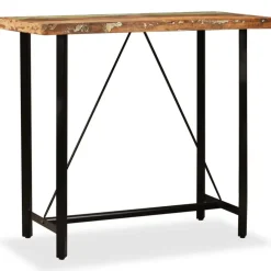 Bartafels-vidaXL - Bartafel - Bruin - Hout - 120 x 60 x 107 cm