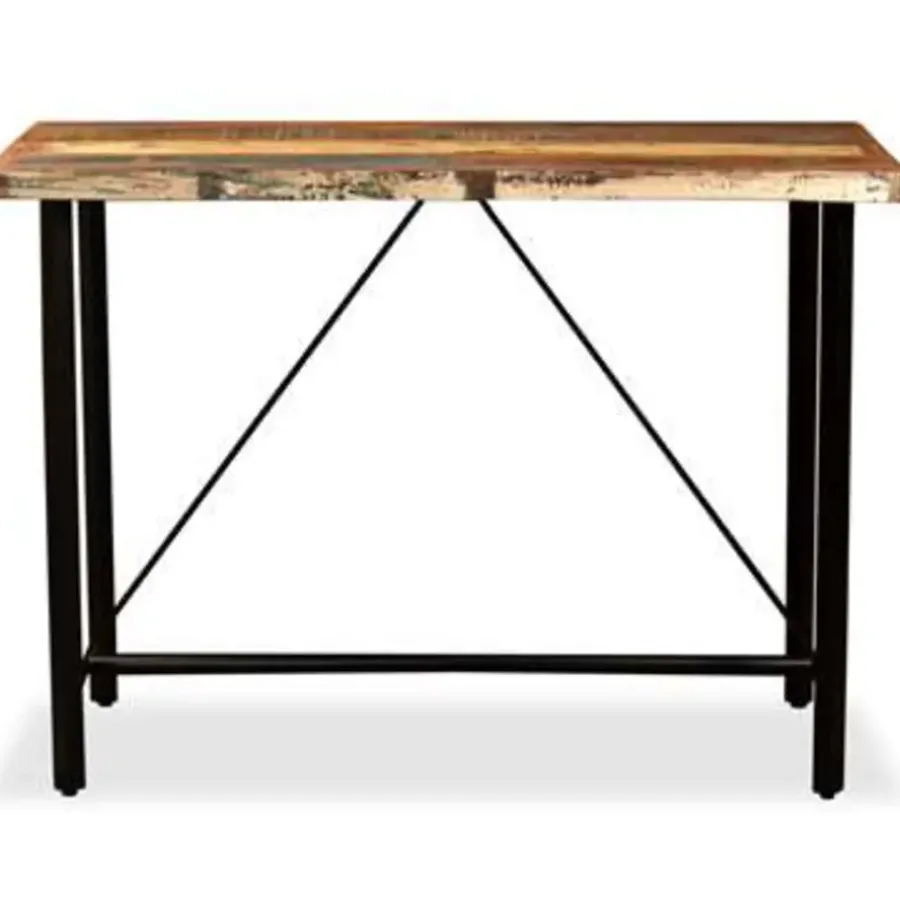 Bartafels-vidaXL - Bartafel - Bruin - Hout - 120 x 60 x 107 cm