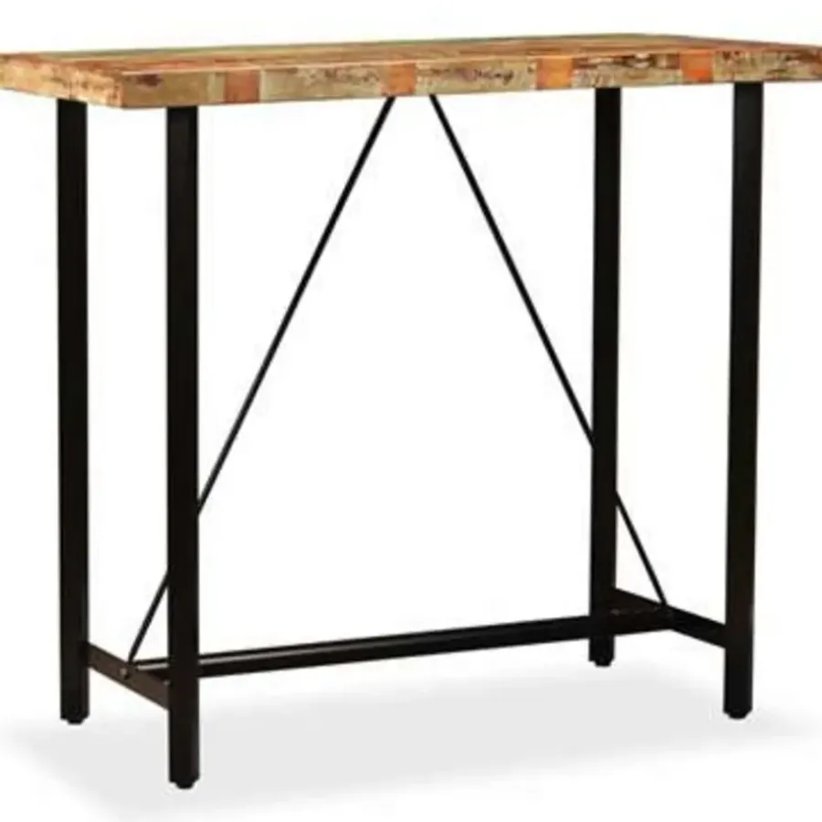 Bartafels-vidaXL - Bartafel - Bruin - Hout - 120 x 60 x 107 cm