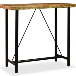 Bartafels-vidaXL - Bartafel - Bruin - Hout - 120 x 60 x 107 cm