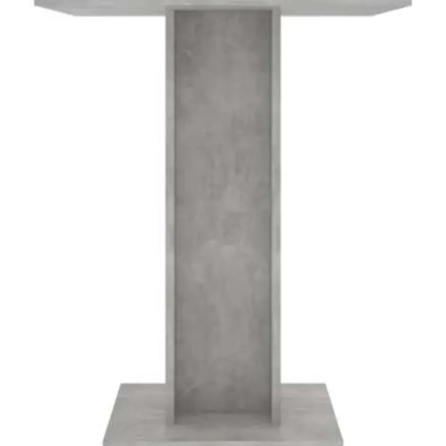 vidaXL - Bartafel - Grijs - Bewerkt hout