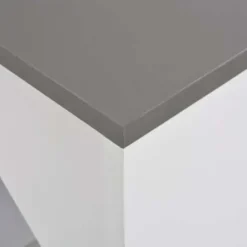 Bartafels-vidaXL - Bartafel - Wit - Bewerkt hout
