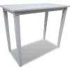 vidaXL - Bartafel - Wit - Hout