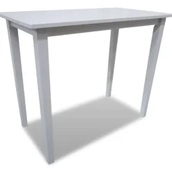 vidaXL - Bartafel - Wit - Hout