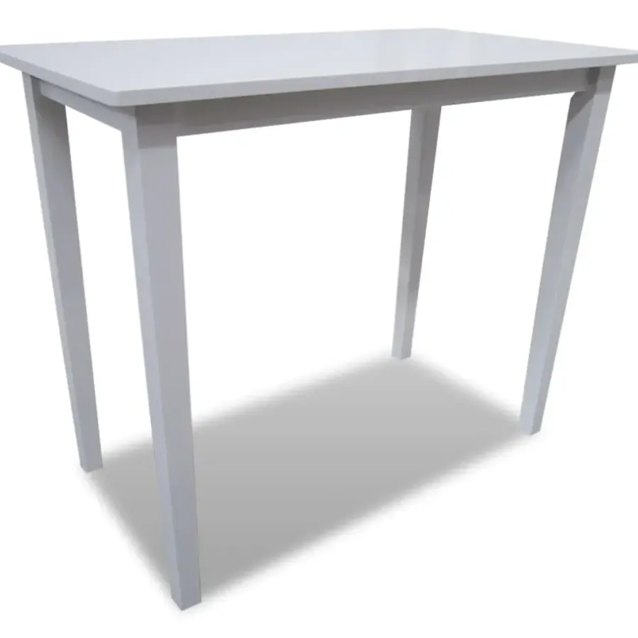 vidaXL - Bartafel - Wit - Hout