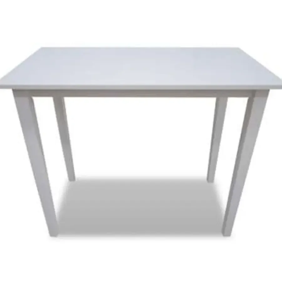 vidaXL - Bartafel - Wit - Hout