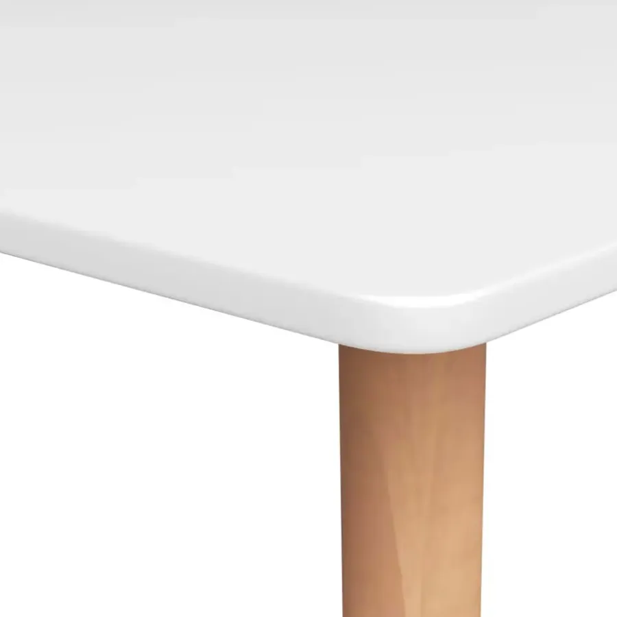 vidaXL - Bartafel - Wit - MDF