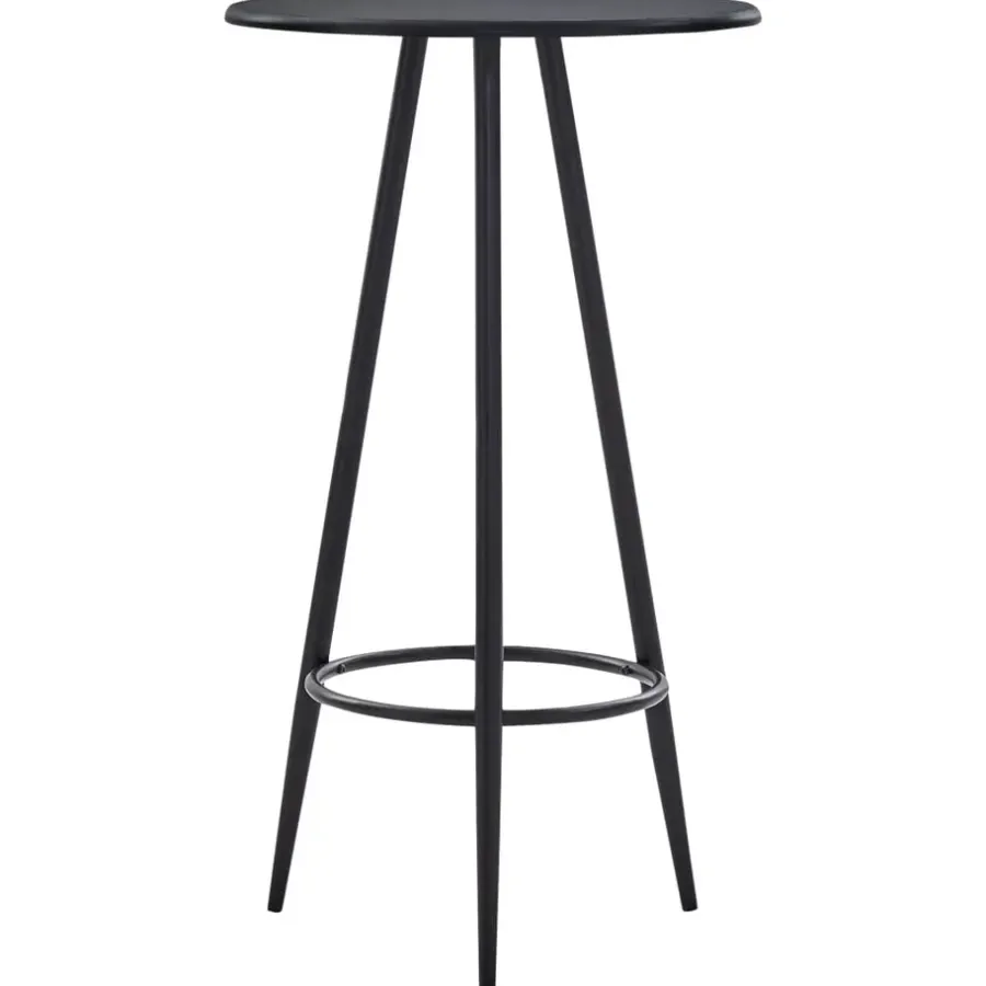 Bartafels-vidaXL - Bartafel - Zwart - MDF
