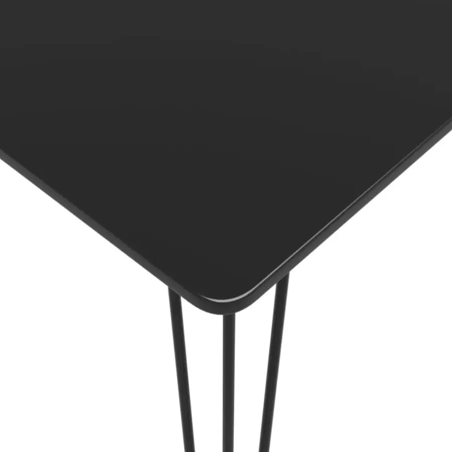 vidaXL - Bartafel - Zwart - MDF