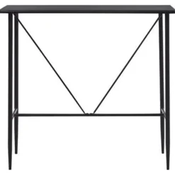 Bartafels-vidaXL - Bartafel - Zwart - MDF