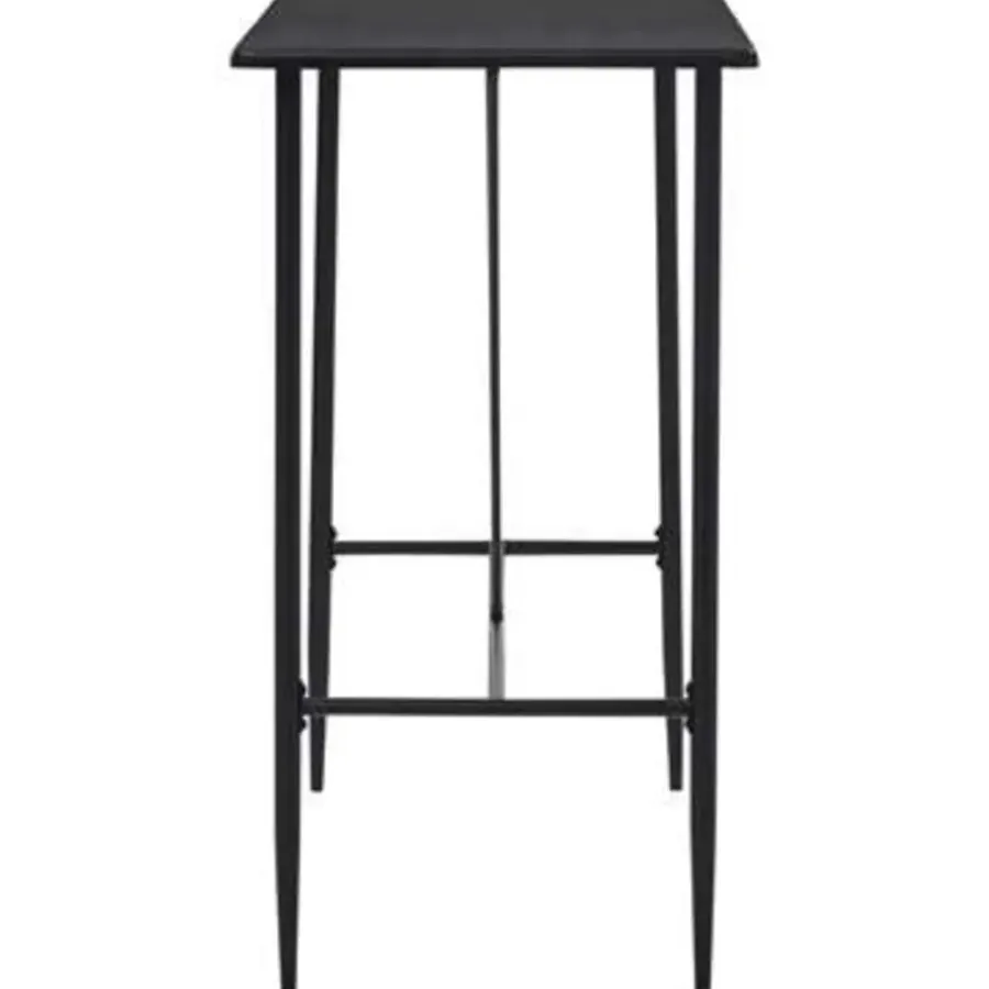 Bartafels-vidaXL - Bartafel - Zwart - MDF