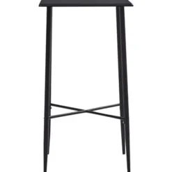 vidaXL - Bartafel - Zwart - MDF