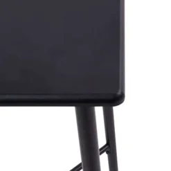 vidaXL - Bartafel - Zwart - MDF