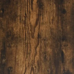 Bartafels-vidaXL - Bartafel met opbergruimte - Gerookt eiken - Bewerkt hout - 90x43 cm