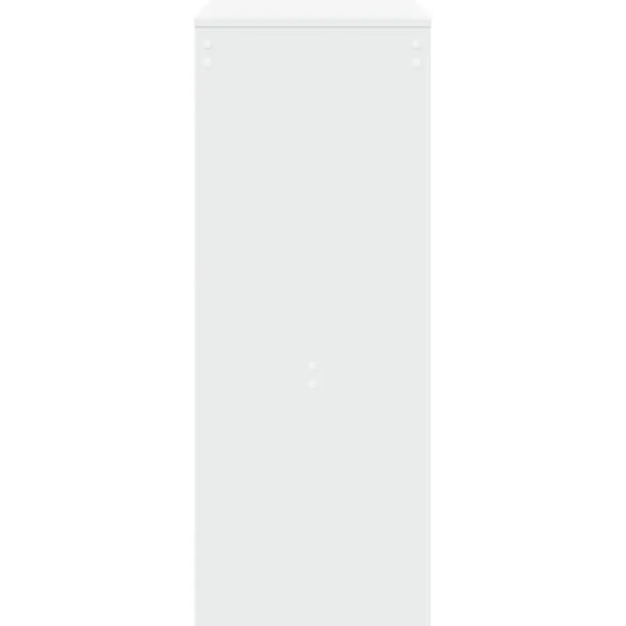 Bartafels-vidaXL - Bartafel met opbergruimte - Wit - Bewerkt hout - 90x43 cm