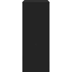 vidaXL - Bartafel met opbergruimte - Zwart - Bewerkt hout - 90x43 cm