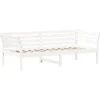 1-Persoons Bedden-vidaXL - Bed - Wit - Grenenhout - 90 x 200 cm - Zonder matras