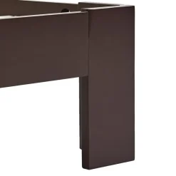 Twijfelaars-vidaXL - Bed frame - Donkerbruin - Massief grenenhout - 140x200 cm