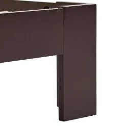 1-Persoons Bedden-vidaXL - Bed frame - Donkerbruin - Grenenhout - 90x200 cm