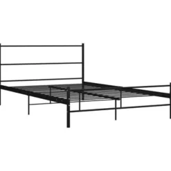 vidaXL - Bed frame - Zwart - Metaal - 160 x 200 cm