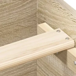 Twijfelaars-vidaXL - Bed frame met hoofd- en voeteneinde - sonoma eikenkleur - 140x200 cm