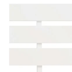 1-Persoons Bedden-vidaXL - Bed frame met hoofdbord - Wit - Massief grenenhout - 90x200 cm