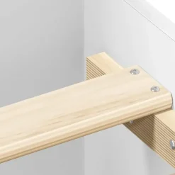 Twijfelaars-vidaXL - Bed frame met hoofd- en voeteneinde - Wit - 140x200 cm
