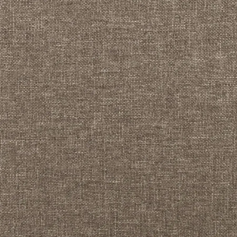 1-Persoons Bedden-vidaXL - Bed frame met hout lattenbodem - Taupe - Stof - 90x200 cm