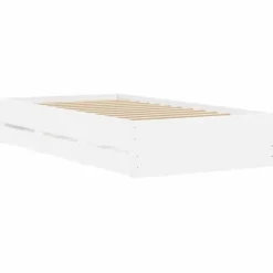 vidaXL - Bed frame met lades - Wit - Bewerkt hout - 90x200 cm