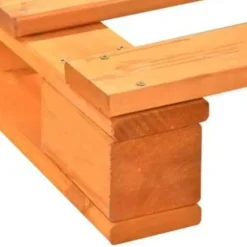 2-Persoons Bedden-vidaXL - Bed frame pallet - Bruin - Massief grenenhout - 180x200 cm