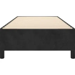 vidaXL - Bed frame zonder matras - Zwart - Fluweel - 90x200 cm