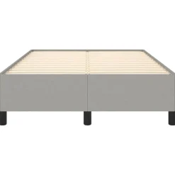 vidaXL - Bed frame zonder matras - Lichtgrijs - Stof - 120x200 cm