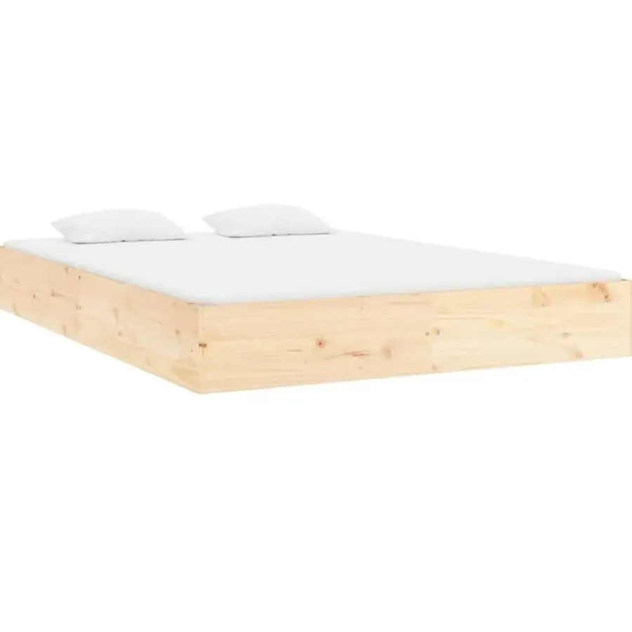 vidaXL - Bed frame zonder matras - Massief hout - 120x200 cm