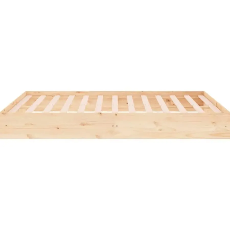 vidaXL - Bed frame zonder matras - Massief hout - 120x200 cm