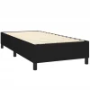 1-Persoons Bedden-vidaXL - Bed frame zonder matras - Zwart - Stof - 90x200 cm