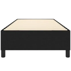 1-Persoons Bedden-vidaXL - Bed frame zonder matras - Zwart - Stof - 90x200 cm