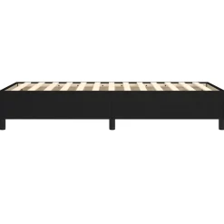 1-Persoons Bedden-vidaXL - Bed frame zonder matras - Zwart - Stof - 90x200 cm