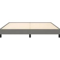 Twijfelaars-vidaXL - Bed frame zonder matras - Donkergrijs - Stof - 160x200 cm