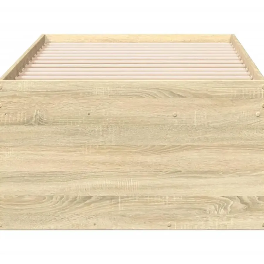 vidaXL - Bed met lades - Bruin - Hout - 90 x 200 cm - Zonder matras