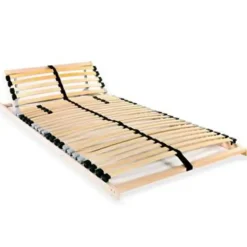 vidaXL - Bedbodem - Bruin - Hout - 90 x 200 cm
