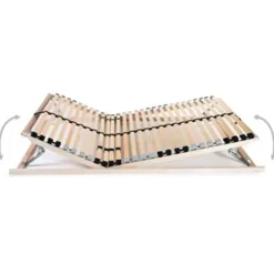 Lattenbodems-vidaXL - Bedbodem - Bruin - Hout - 80 x 200 cm