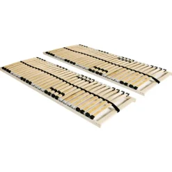 Lattenbodems-vidaXL - Bedbodem - Bruin - Hout - 80 x 200 cm