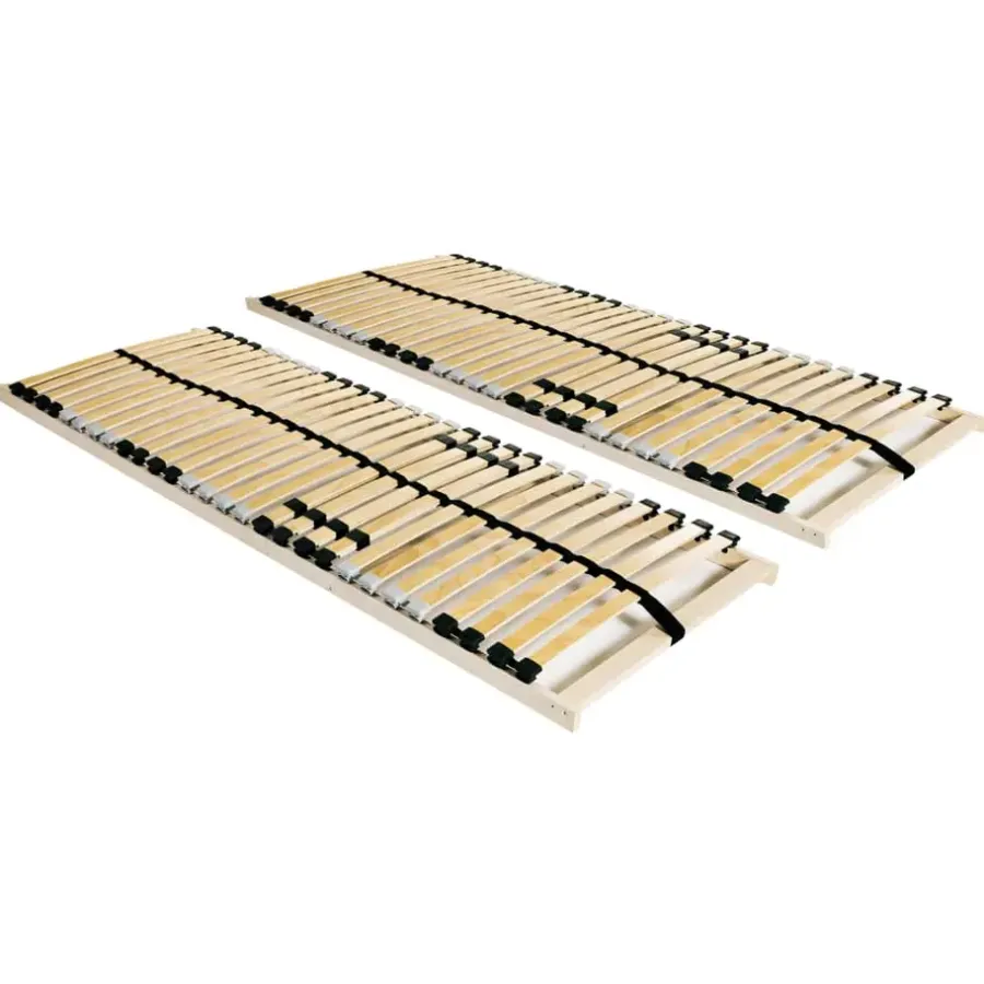 Lattenbodems-vidaXL - Bedbodem - Bruin - Hout - 80 x 200 cm