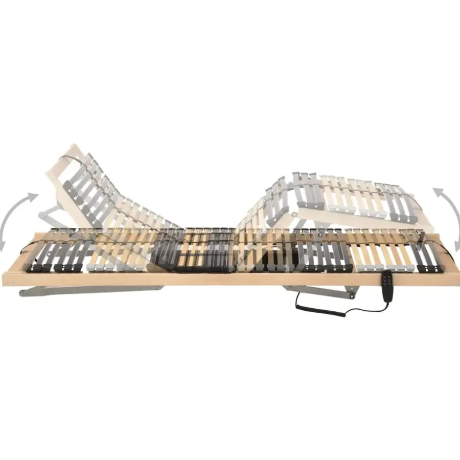 Lattenbodems-vidaXL - Bedbodem - Bruin - Hout - 90 x 200 cm