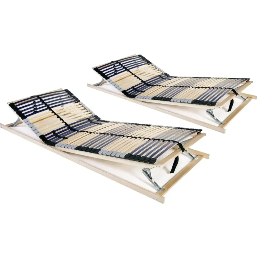 Lattenbodems-vidaXL - Bedbodem - Bruin - Hout - 90 x 200 cm
