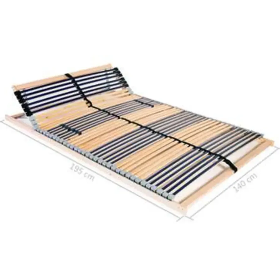 vidaXL - Bedbodem - Multikleur - Hout - 140 x 200 cm